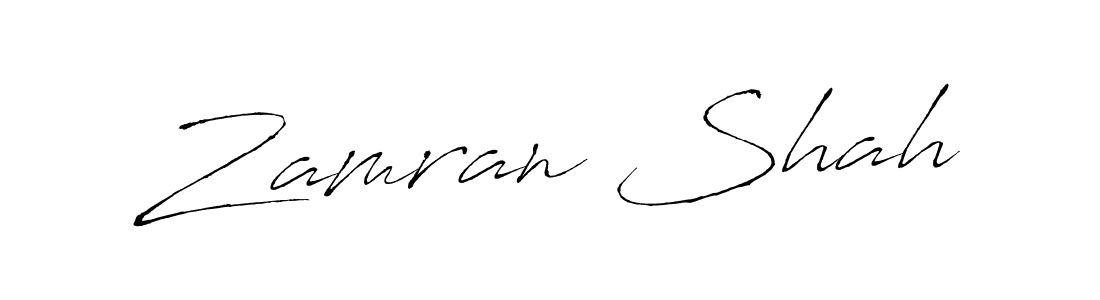 Also we have Zamran Shah name is the best signature style. Create professional handwritten signature collection using Antro_Vectra autograph style. Zamran Shah signature style 6 images and pictures png