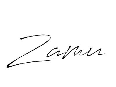 Best and Professional Signature Style for Zamu. Antro_Vectra Best Signature Style Collection. Zamu signature style 6 images and pictures png