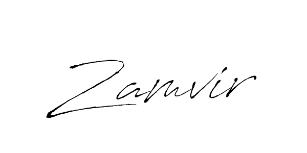 Also we have Zamvir name is the best signature style. Create professional handwritten signature collection using Antro_Vectra autograph style. Zamvir signature style 6 images and pictures png