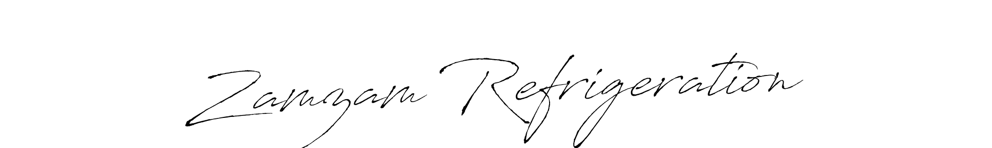 The best way (Antro_Vectra) to make a short signature is to pick only two or three words in your name. The name Zamzam Refrigeration include a total of six letters. For converting this name. Zamzam Refrigeration signature style 6 images and pictures png