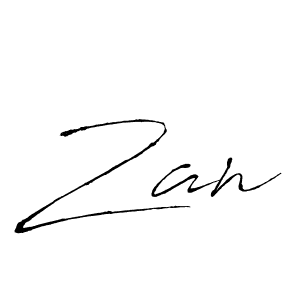 Similarly Antro_Vectra is the best handwritten signature design. Signature creator online .You can use it as an online autograph creator for name Zan. Zan signature style 6 images and pictures png