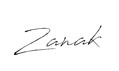 How to make Zanak name signature. Use Antro_Vectra style for creating short signs online. This is the latest handwritten sign. Zanak signature style 6 images and pictures png