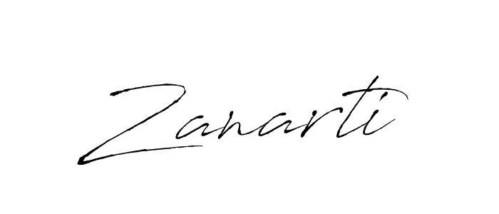 How to make Zanarti signature? Antro_Vectra is a professional autograph style. Create handwritten signature for Zanarti name. Zanarti signature style 6 images and pictures png