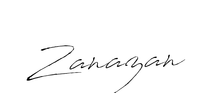 How to make Zanazan signature? Antro_Vectra is a professional autograph style. Create handwritten signature for Zanazan name. Zanazan signature style 6 images and pictures png