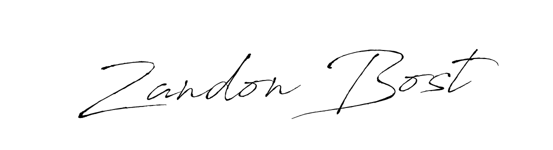 Also we have Zandon Bost name is the best signature style. Create professional handwritten signature collection using Antro_Vectra autograph style. Zandon Bost signature style 6 images and pictures png