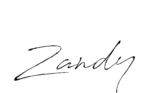 How to make Zandy signature? Antro_Vectra is a professional autograph style. Create handwritten signature for Zandy name. Zandy signature style 6 images and pictures png