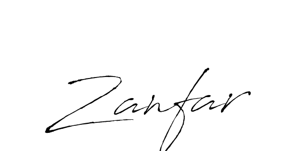 Antro_Vectra is a professional signature style that is perfect for those who want to add a touch of class to their signature. It is also a great choice for those who want to make their signature more unique. Get Zanfar name to fancy signature for free. Zanfar signature style 6 images and pictures png