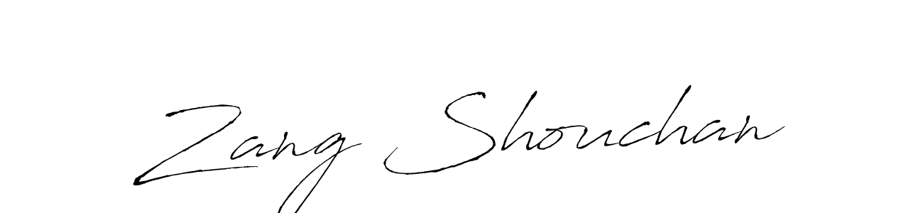 Antro_Vectra is a professional signature style that is perfect for those who want to add a touch of class to their signature. It is also a great choice for those who want to make their signature more unique. Get Zang Shouchan name to fancy signature for free. Zang Shouchan signature style 6 images and pictures png