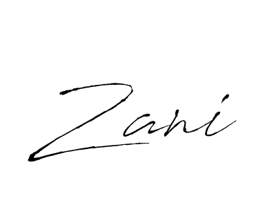 How to make Zani name signature. Use Antro_Vectra style for creating short signs online. This is the latest handwritten sign. Zani signature style 6 images and pictures png