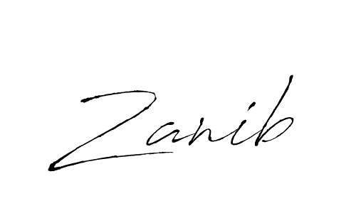 The best way (Antro_Vectra) to make a short signature is to pick only two or three words in your name. The name Zanib include a total of six letters. For converting this name. Zanib signature style 6 images and pictures png