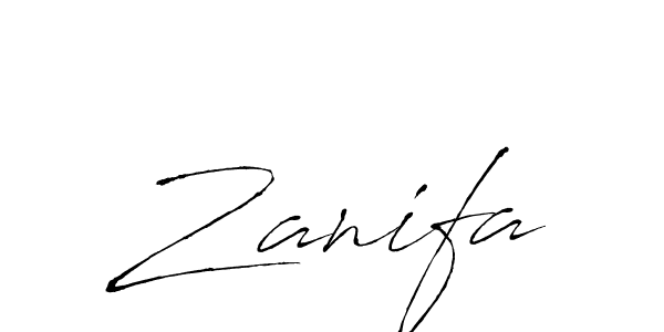 if you are searching for the best signature style for your name Zanifa. so please give up your signature search. here we have designed multiple signature styles  using Antro_Vectra. Zanifa signature style 6 images and pictures png