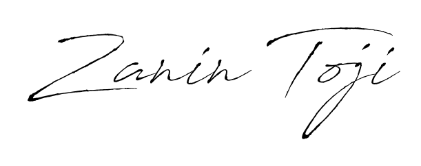 Elevate your brand with a stunning Zanin Toji eSignature. The Antro_Vectra style provides a balanced, flowing aesthetic for everyday signing. Zanin Toji signature style 6 images and pictures png