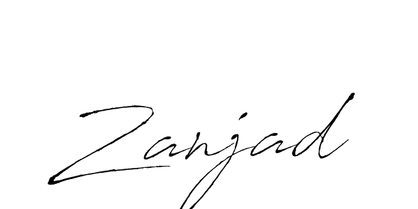 Design your own signature with our free online signature maker. With this signature software, you can create a handwritten (Antro_Vectra) signature for name Zanjad. Zanjad signature style 6 images and pictures png