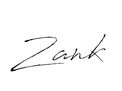 How to make Zank signature? Antro_Vectra is a professional autograph style. Create handwritten signature for Zank name. Zank signature style 6 images and pictures png