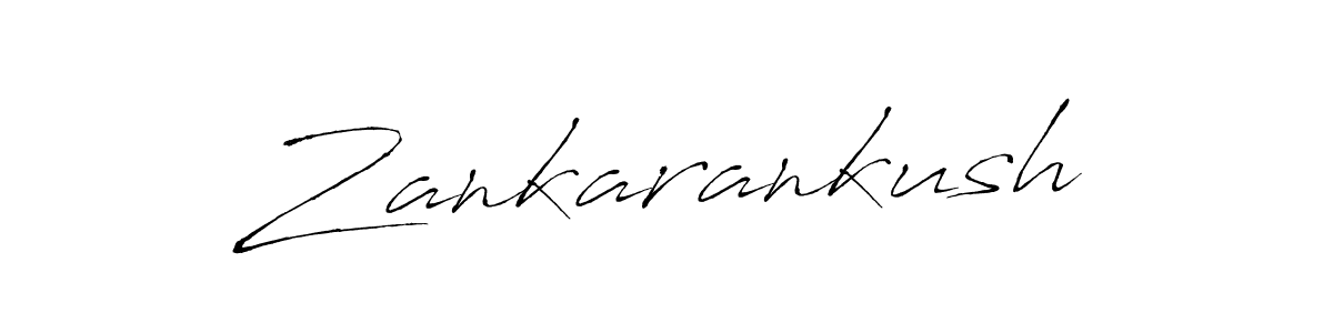 Create a beautiful signature design for name Zankarankush. With this signature (Antro_Vectra) fonts, you can make a handwritten signature for free. Zankarankush signature style 6 images and pictures png