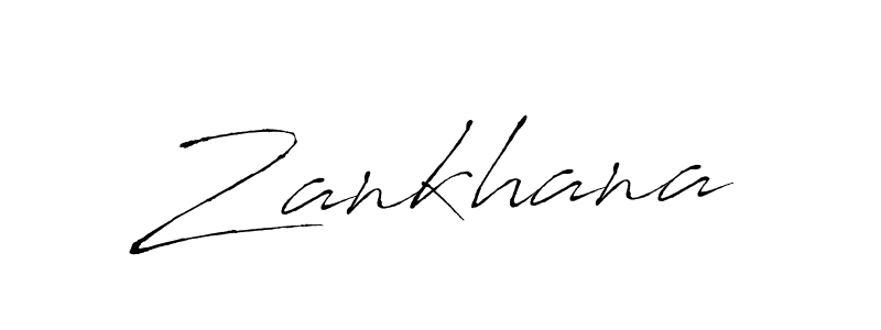 Zankhana stylish signature style. Best Handwritten Sign (Antro_Vectra) for my name. Handwritten Signature Collection Ideas for my name Zankhana. Zankhana signature style 6 images and pictures png