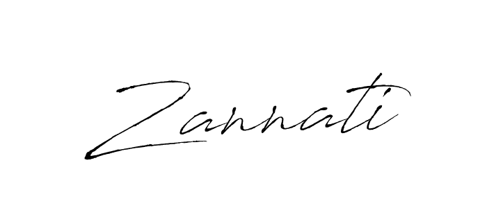 Design your own signature with our free online signature maker. With this signature software, you can create a handwritten (Antro_Vectra) signature for name Zannati. Zannati signature style 6 images and pictures png