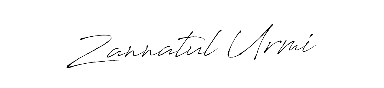 Use a signature maker to create a handwritten signature online. With this signature software, you can design (Antro_Vectra) your own signature for name Zannatul Urmi. Zannatul Urmi signature style 6 images and pictures png