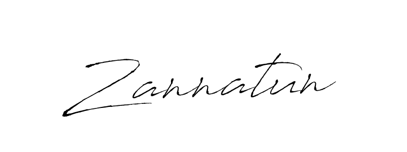 Use a signature maker to create a handwritten signature online. With this signature software, you can design (Antro_Vectra) your own signature for name Zannatun. Zannatun signature style 6 images and pictures png