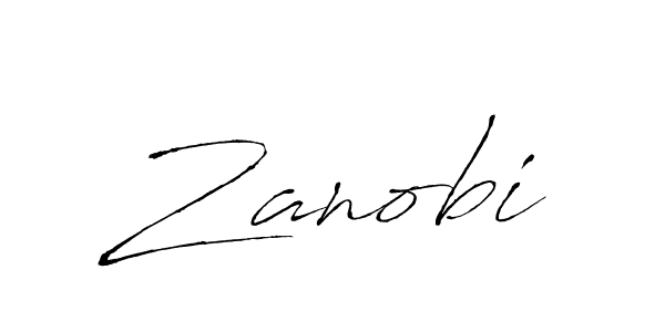 Design your own signature with our free online signature maker. With this signature software, you can create a handwritten (Antro_Vectra) signature for name Zanobi. Zanobi signature style 6 images and pictures png