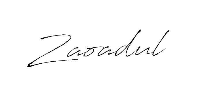 Once you've used our free online signature maker to create your best signature Antro_Vectra style, it's time to enjoy all of the benefits that Zaoadul name signing documents. Zaoadul signature style 6 images and pictures png