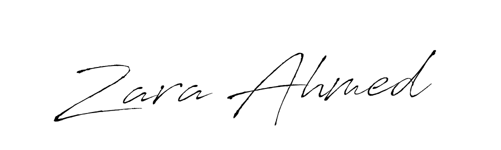 Use a signature maker to create a handwritten signature online. With this signature software, you can design (Antro_Vectra) your own signature for name Zara Ahmed. Zara Ahmed signature style 6 images and pictures png