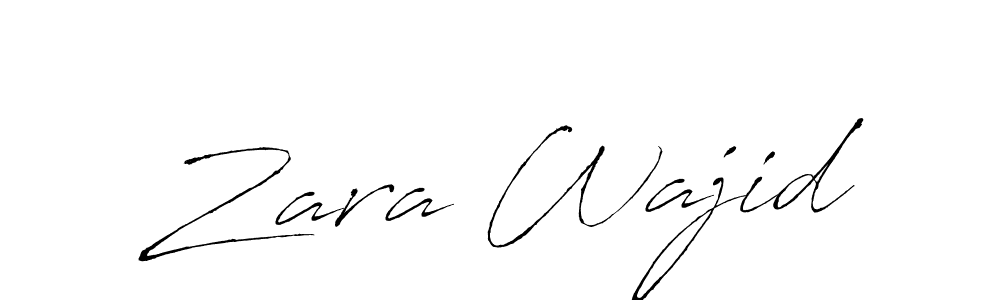 The best way (Antro_Vectra) to make a short signature is to pick only two or three words in your name. The name Zara Wajid include a total of six letters. For converting this name. Zara Wajid signature style 6 images and pictures png