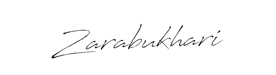 Antro_Vectra is a professional signature style that is perfect for those who want to add a touch of class to their signature. It is also a great choice for those who want to make their signature more unique. Get Zarabukhari name to fancy signature for free. Zarabukhari signature style 6 images and pictures png