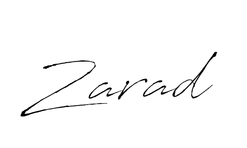 Create a beautiful signature design for name Zarad. With this signature (Antro_Vectra) fonts, you can make a handwritten signature for free. Zarad signature style 6 images and pictures png