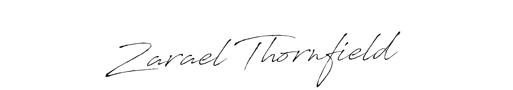 Make a beautiful signature design for name Zarael Thornfield. Use this online signature maker to create a handwritten signature for free. Zarael Thornfield signature style 6 images and pictures png