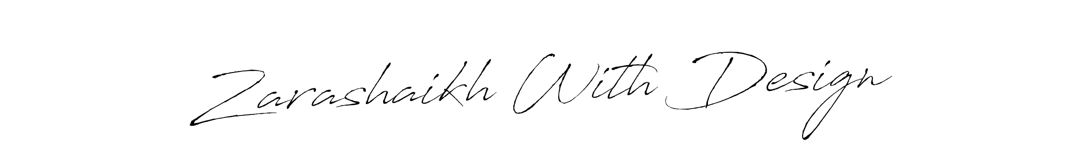 Here are the top 10 professional signature styles for the name Zarashaikh With Design. These are the best autograph styles you can use for your name. Zarashaikh With Design signature style 6 images and pictures png