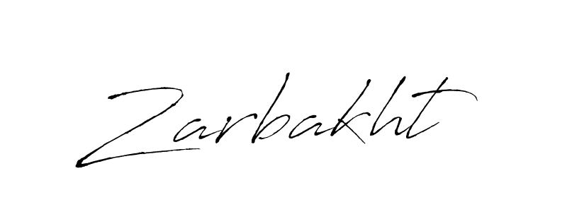 You can use this online signature creator to create a handwritten signature for the name Zarbakht. This is the best online autograph maker. Zarbakht signature style 6 images and pictures png