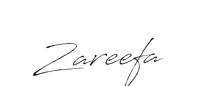 Zareefa stylish signature style. Best Handwritten Sign (Antro_Vectra) for my name. Handwritten Signature Collection Ideas for my name Zareefa. Zareefa signature style 6 images and pictures png