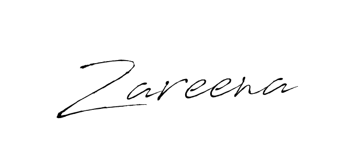 Zareena stylish signature style. Best Handwritten Sign (Antro_Vectra) for my name. Handwritten Signature Collection Ideas for my name Zareena. Zareena signature style 6 images and pictures png