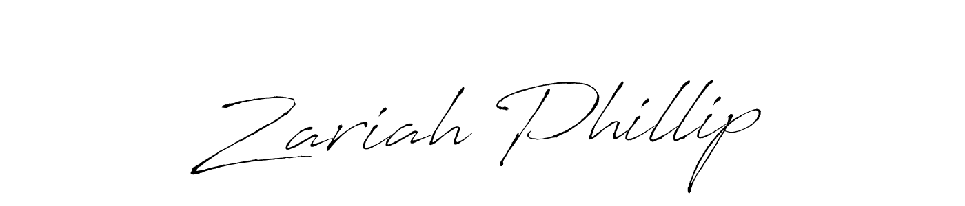 Use a signature maker to create a handwritten signature online. With this signature software, you can design (Antro_Vectra) your own signature for name Zariah Phillip. Zariah Phillip signature style 6 images and pictures png