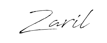 Create a beautiful signature design for name Zaril. With this signature (Antro_Vectra) fonts, you can make a handwritten signature for free. Zaril signature style 6 images and pictures png