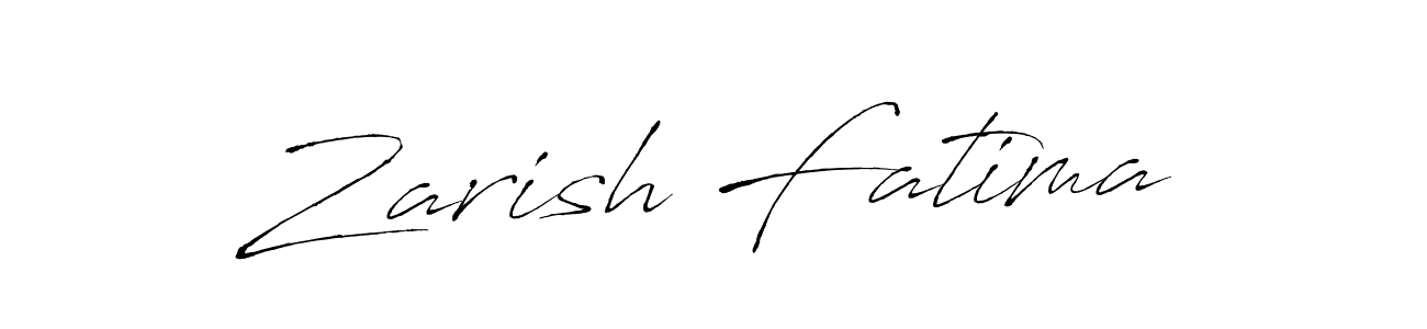 Create a beautiful signature design for name Zarish Fatima. With this signature (Antro_Vectra) fonts, you can make a handwritten signature for free. Zarish Fatima signature style 6 images and pictures png