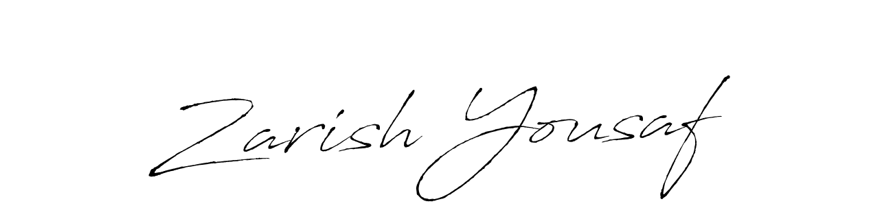 Antro_Vectra is a professional signature style that is perfect for those who want to add a touch of class to their signature. It is also a great choice for those who want to make their signature more unique. Get Zarish Yousaf name to fancy signature for free. Zarish Yousaf signature style 6 images and pictures png