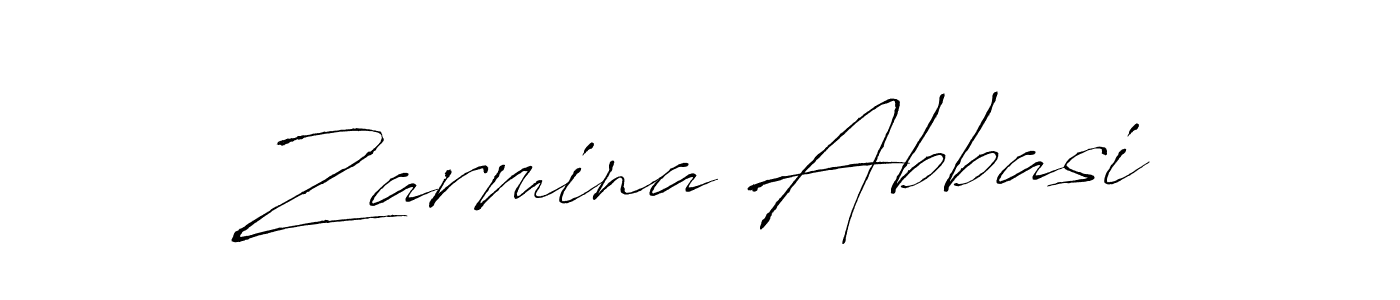 Zarmina Abbasi stylish signature style. Best Handwritten Sign (Antro_Vectra) for my name. Handwritten Signature Collection Ideas for my name Zarmina Abbasi. Zarmina Abbasi signature style 6 images and pictures png