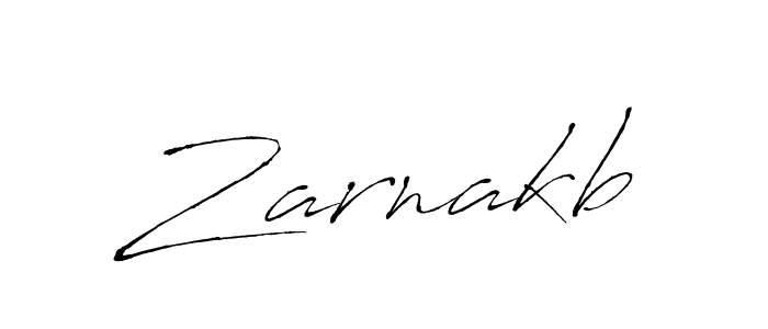 Make a beautiful signature design for name Zarnakb. With this signature (Antro_Vectra) style, you can create a handwritten signature for free. Zarnakb signature style 6 images and pictures png