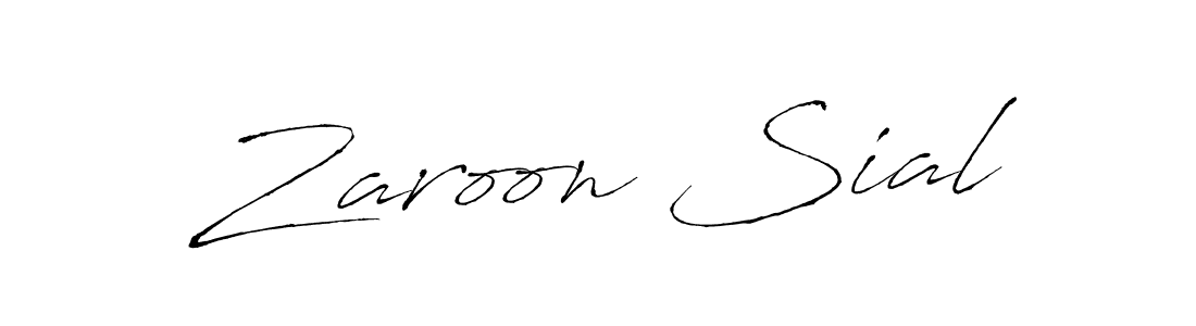 You should practise on your own different ways (Antro_Vectra) to write your name (Zaroon Sial) in signature. don't let someone else do it for you. Zaroon Sial signature style 6 images and pictures png