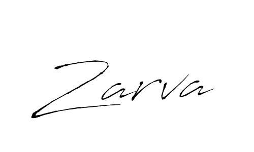 Design your own signature with our free online signature maker. With this signature software, you can create a handwritten (Antro_Vectra) signature for name Zarva. Zarva signature style 6 images and pictures png