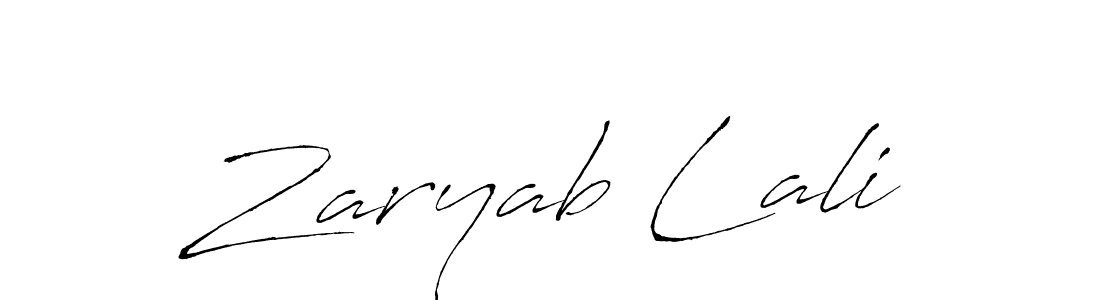 Also You can easily find your signature by using the search form. We will create Zaryab Lali name handwritten signature images for you free of cost using Antro_Vectra sign style. Zaryab Lali signature style 6 images and pictures png