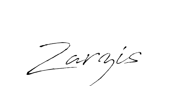 Create a beautiful signature design for name Zarzis. With this signature (Antro_Vectra) fonts, you can make a handwritten signature for free. Zarzis signature style 6 images and pictures png