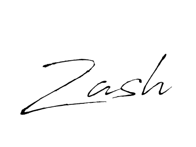 Make a beautiful signature design for name Zash. With this signature (Antro_Vectra) style, you can create a handwritten signature for free. Zash signature style 6 images and pictures png
