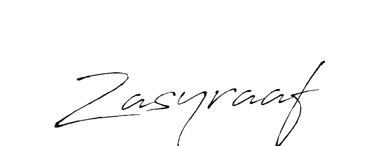 Zasyraaf stylish signature style. Best Handwritten Sign (Antro_Vectra) for my name. Handwritten Signature Collection Ideas for my name Zasyraaf. Zasyraaf signature style 6 images and pictures png