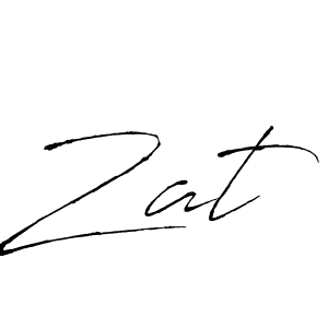 How to Draw Zat signature style? Antro_Vectra is a latest design signature styles for name Zat. Zat signature style 6 images and pictures png