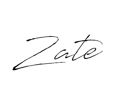 Antro_Vectra is a professional signature style that is perfect for those who want to add a touch of class to their signature. It is also a great choice for those who want to make their signature more unique. Get Zate name to fancy signature for free. Zate signature style 6 images and pictures png