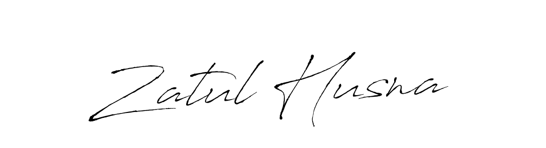 Similarly Antro_Vectra is the best handwritten signature design. Signature creator online .You can use it as an online autograph creator for name Zatul Husna. Zatul Husna signature style 6 images and pictures png