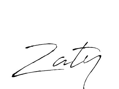 It looks lik you need a new signature style for name Zaty. Design unique handwritten (Antro_Vectra) signature with our free signature maker in just a few clicks. Zaty signature style 6 images and pictures png